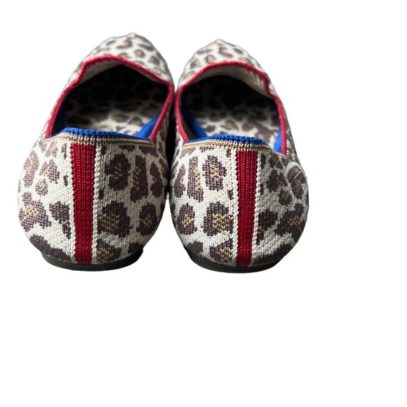 Rothy’s Mocha Spot Leopard Print Loafer Size 6.5 - Picture 6 of 9